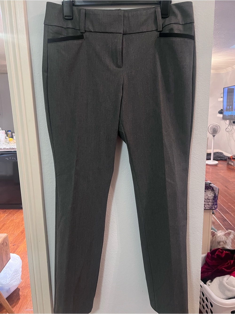 Men's Charcoal Dress Pants - Unbranded